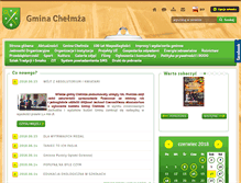 Tablet Screenshot of gminachelmza.pl